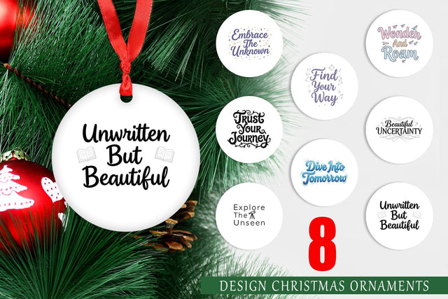 Ornament Whimsical Journey Post Grad Quotes Sublimation artnoy 