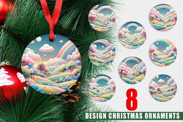 Ornament Whimsical Wonderland Sublimation artnoy 
