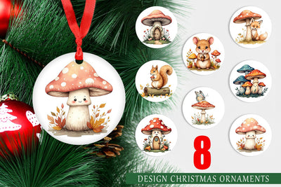 Ornament Whimsical Woods Sublimation artnoy 