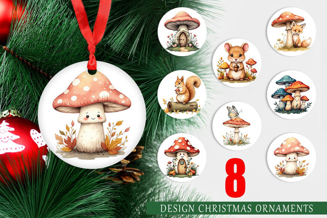 Ornament Whimsical Woods Sublimation artnoy 