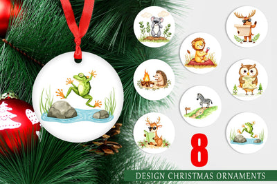 Ornament Wild Animal Adventures Sublimation artnoy 