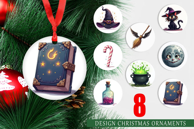 Ornament Witch Elements Sublimation artnoy 