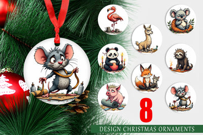 Ornament Yoga Grumps Sublimation artnoy 