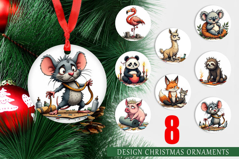 Ornament Yoga Grumps Sublimation artnoy 