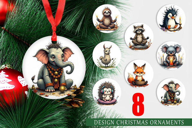Ornament Zen Fail Critters Sublimation artnoy 