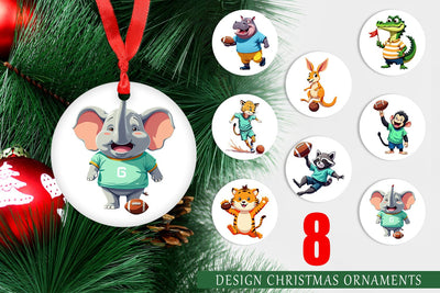 Ornament Zoo Football Team Sublimation artnoy 