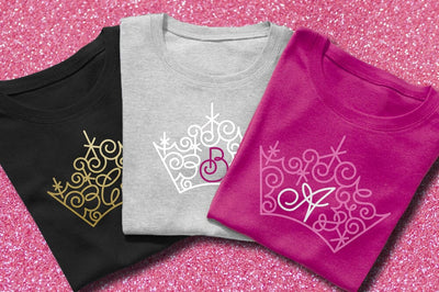 Ornate Magical Tiara Alphabet Set SVG Risa Rocks It 