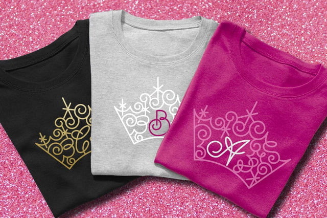 Ornate Magical Tiara Alphabet Set SVG Risa Rocks It 