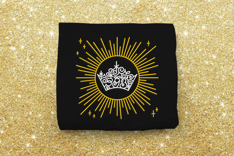 Ornate Tiara in Deco Style Frame Embroidery Embroidery/Applique DESIGNS Risa Rocks It 