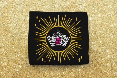 Ornate Tiara in Deco Style Frame Embroidery Embroidery/Applique DESIGNS Risa Rocks It 