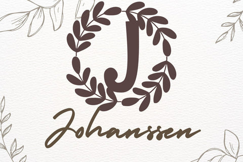 Ornatique Monogram Font Font Dm Letter Studio 