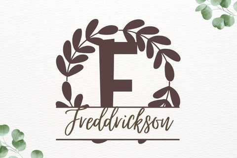 Ornatique Split Monogram Font Font Dm Letter Studio 