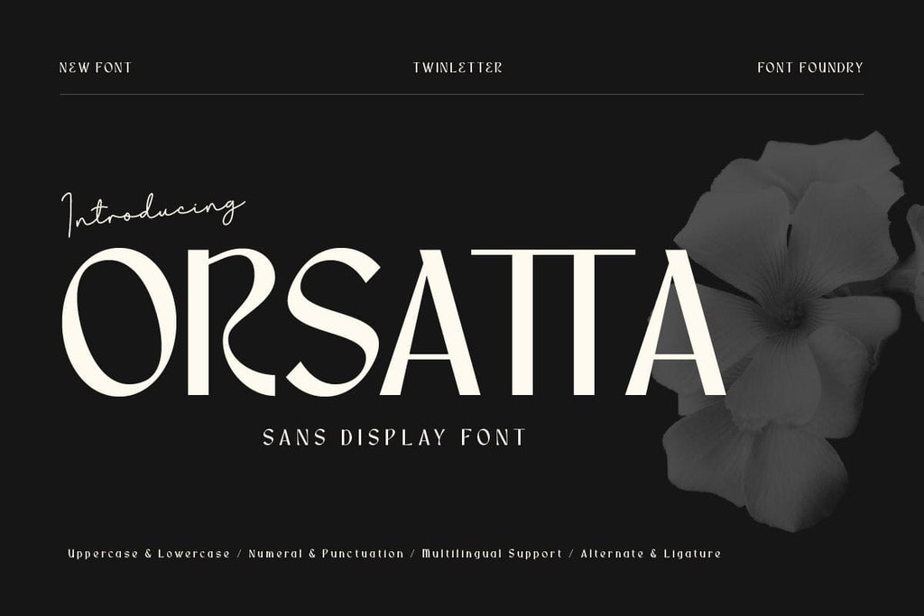 Orsatta - Display Font - So Fontsy