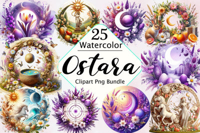 Ostara Spring Equinox PNG Bundle Sublimation SVGArt 