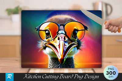 Ostrich Cutting Board Sublimation Regulrcrative 