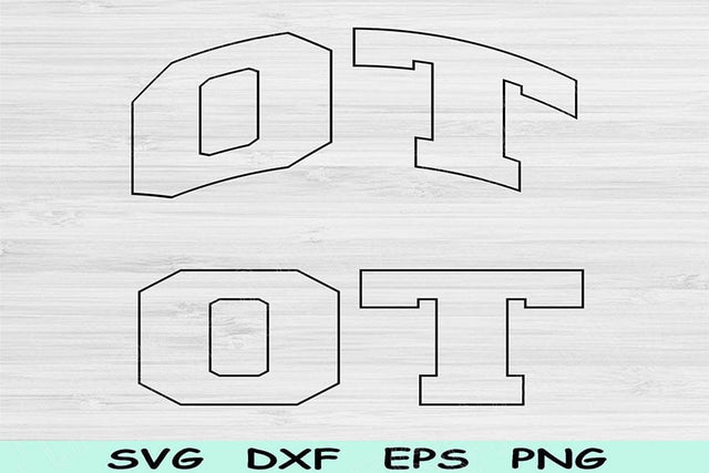 OT Svg Dxf Cut Files, OT Png, Occupational Therapy Svg Files For Cricut, Therapist Svg, Therapist Shirt Svg Text Sublimation Digital Designs SVG TiffsCraftyCreations 