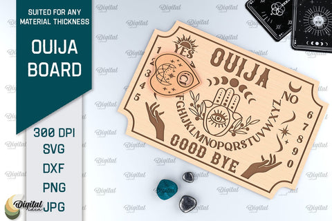 Ouija Boards Laser Cut Bundle. Ouija Spirit Boards SVG SVG Evgenyia Guschina 