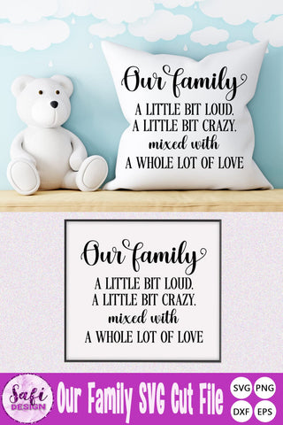 Our Family SVG Cut File SVG Safi Design 