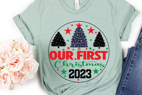 Our First Christmas 2023 SVG Angelina750 