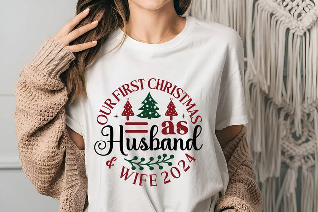 Our First Christmas As Husband & Wife 2024 SVG Angelina750 