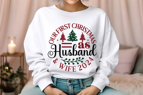 Our First Christmas As Husband & Wife 2024 SVG Angelina750 
