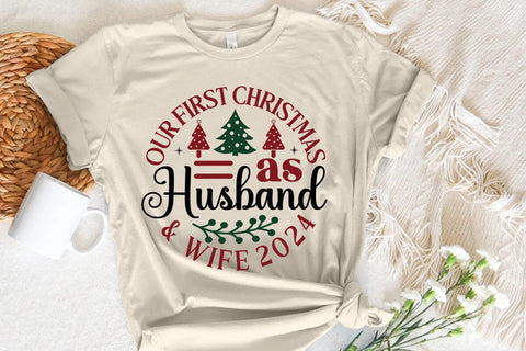 Our First Christmas As Husband & Wife 2024 SVG Angelina750 