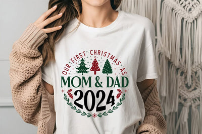 Our First Christmas As Mom & Dad 2024 SVG Angelina750 