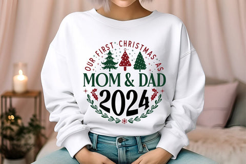 Our First Christmas As Mom & Dad 2024 SVG Angelina750 