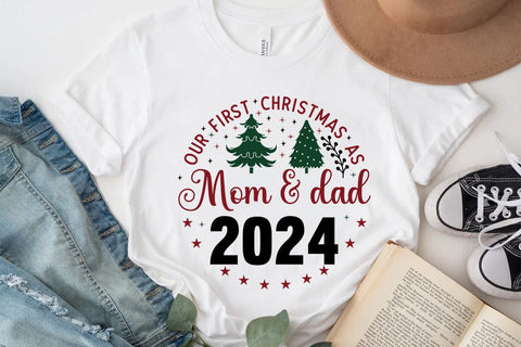 Our First Christmas As Mom & Dad 2024 SVG Angelina750 