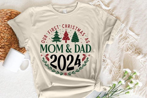 Our First Christmas As Mom & Dad 2024 SVG Angelina750 