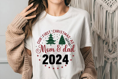 Our First Christmas As Mom & Dad 2024 SVG Angelina750 