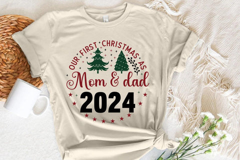 Our First Christmas As Mom & Dad 2024 SVG Angelina750 