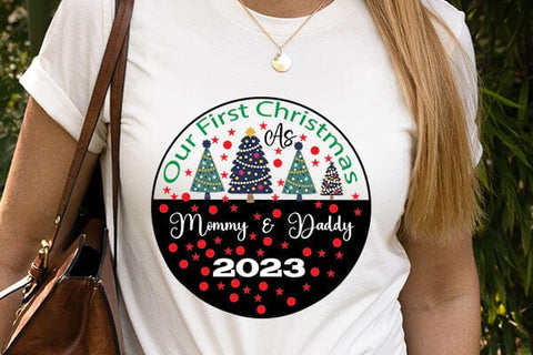 Our First Christmas As Mommy & Daddy 2023 SVG Angelina750 
