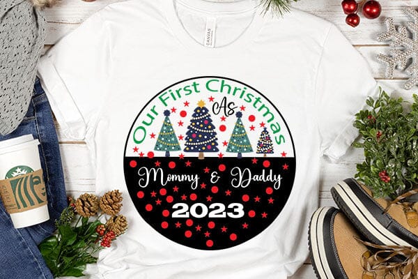 Our First Christmas As Mommy & Daddy 2023 SVG Angelina750 