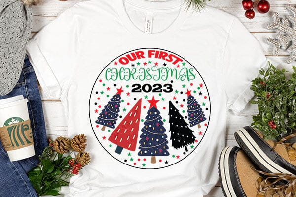 Our First Christmas As Mr & Mrs 2023 SVG Angelina750 