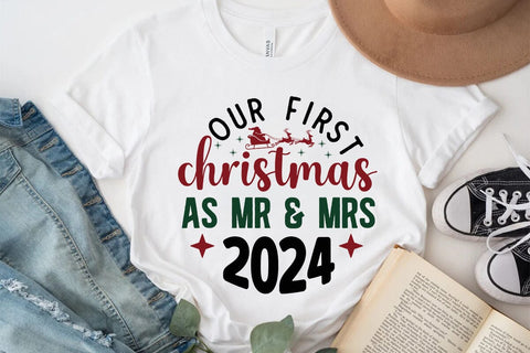 Our First Christmas As Mr & Mrs 2024 SVG Angelina750 