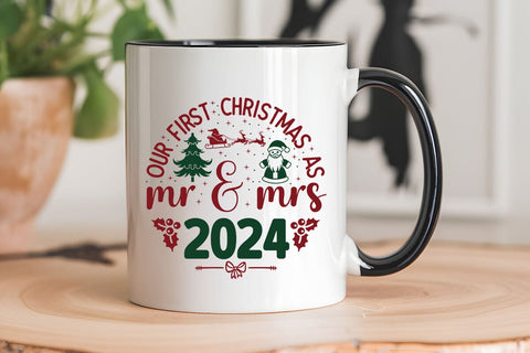 Our First Christmas As Mr & Mrs 2024 SVG Angelina750 