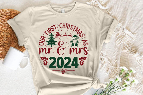 Our First Christmas As Mr & Mrs 2024 SVG Angelina750 