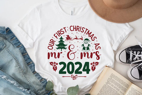 Our First Christmas As Mr & Mrs 2024 SVG Angelina750 