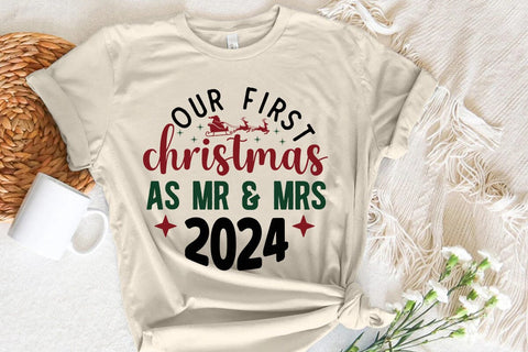 Our First Christmas As Mr & Mrs 2024 SVG Angelina750 