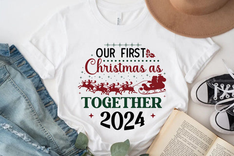 Our First Christmas As Together 2024 SVG Angelina750 