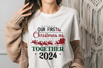 Our First Christmas As Together 2024 SVG Angelina750 