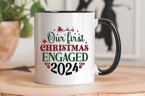 Our First Christmas Engaged 2024 SVG Angelina750 