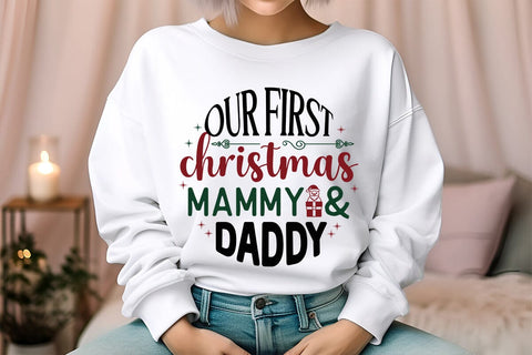 Our First Christmas Mammy & Daddy SVG Angelina750 