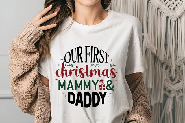 Our First Christmas Mammy & Daddy SVG Angelina750 