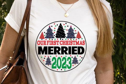 Our First Christmas Merried 2023 SVG Angelina750 