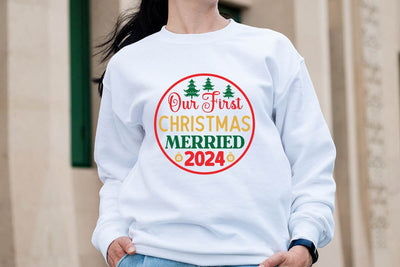 Our First Christmas Merried 2024 SVG Angelina750 