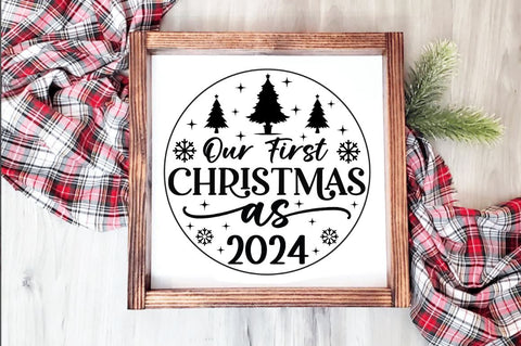 Our First Christmas Ornament Svg Bundle 2024 SVG Designangry 