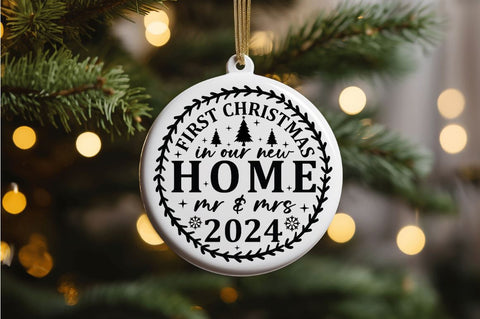 Our First Christmas Ornament Svg Bundle 2024 SVG Designangry 