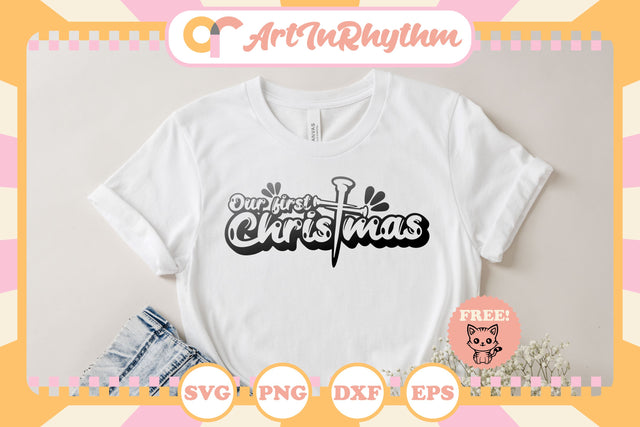 Our first Christmas svg SVG Artinrhythm shop 
